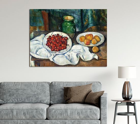 명화 폴 세잔 과일 사과 그림 인테리어 액자 중형