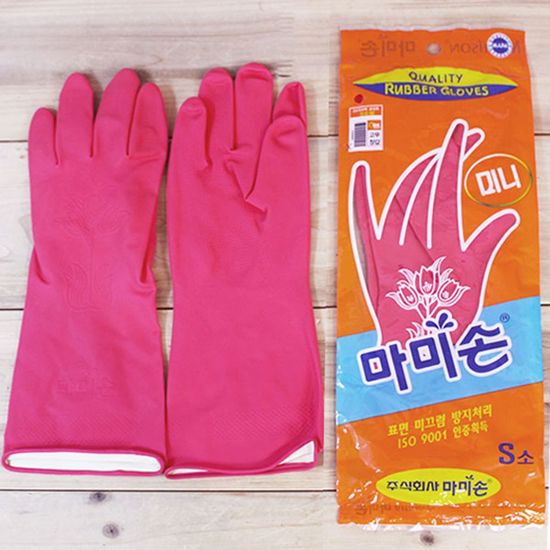 마미손 고무장갑 미니 S 핑크(WB74634)