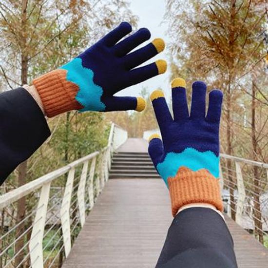비로무 컬러풀 캐주얼 귀요미 장갑
