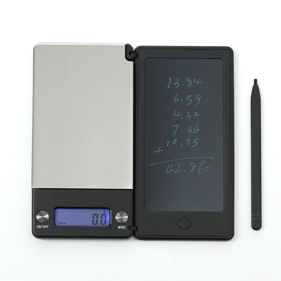 2in1 LCD 메모 패드 전자저울 휴대용 노트 패드