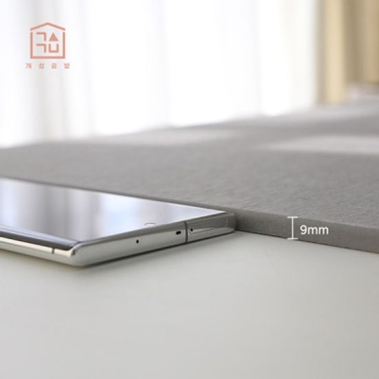 규조토 단면 발매트+논슬립패드+사포 야옹(화이트)