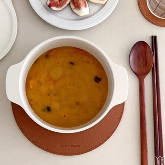누보 냄비받침 가죽 뚝배기받침 캠핑 감성 냄비 받침