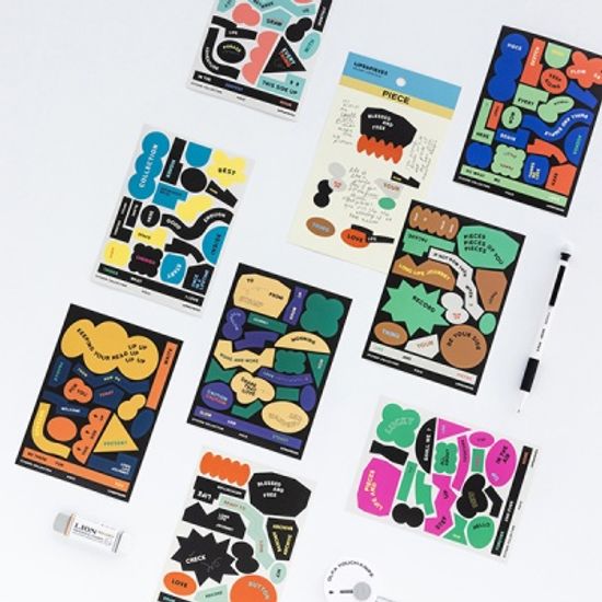 라이프앤피시스 스티커컬렉션 - 조각