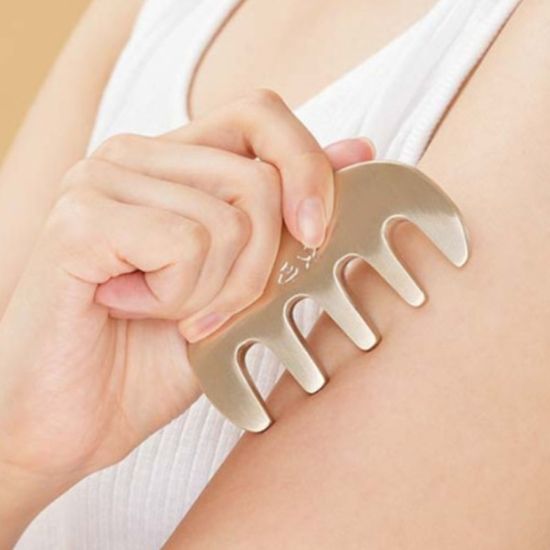놋반 안성방짜유기 빗괄사 두피 승모근 바디마사지