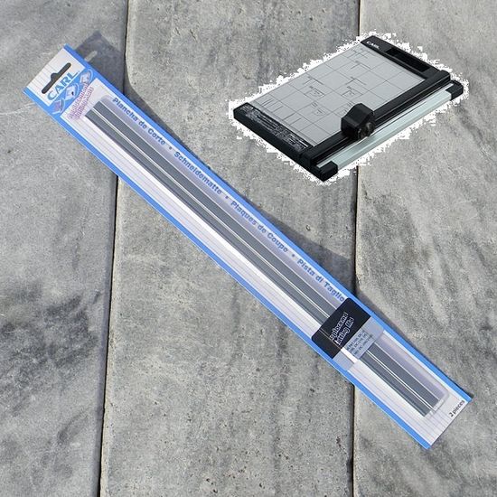 CARL A4 문서재단기 DC-200용 매트/쫄대 210M-2개입