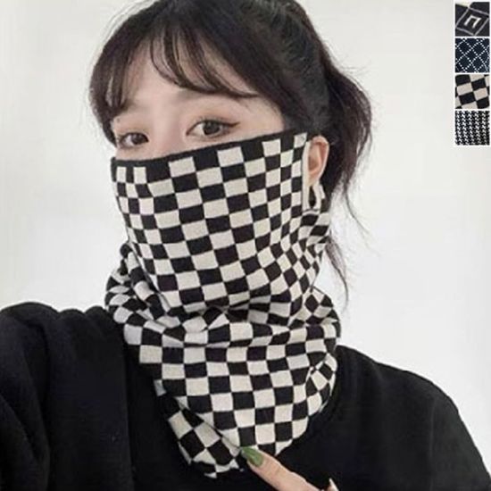 방한 멀티 마스크 1P 겨울 다용도 목도리 헤어밴드[WD