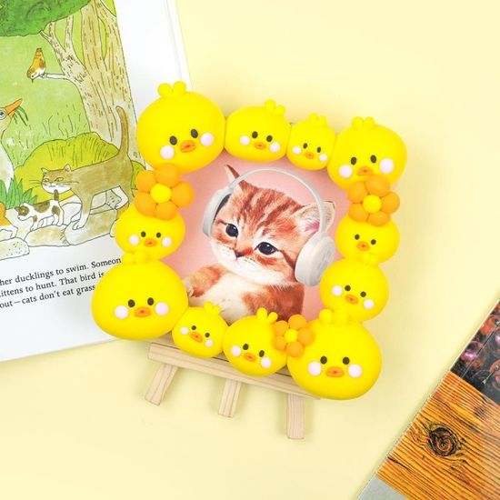 핑크풋 쪼꼬미친구들클레이액자꾸미기세트