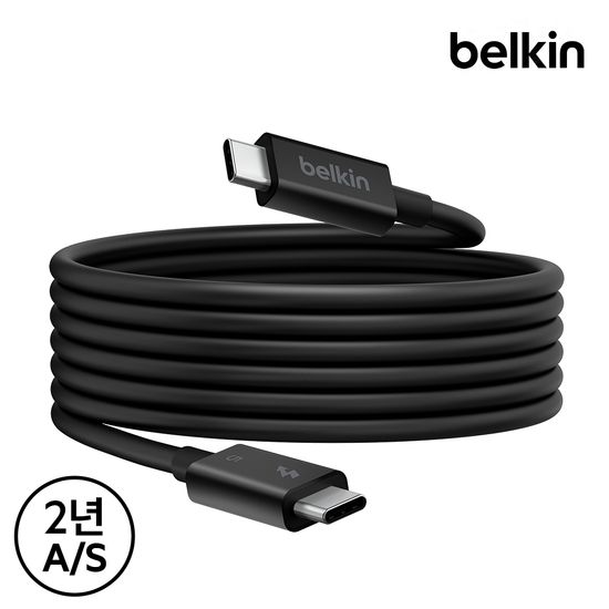 벨킨 썬더볼트 5 케이블 240W 데이터 전송 INZ005qc1M