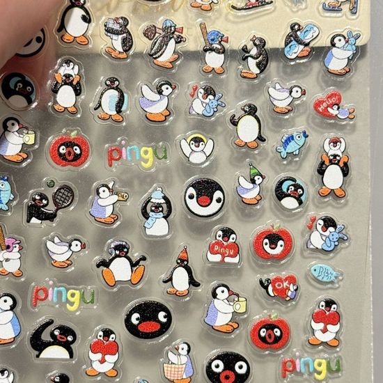 핑구 펭귄 스티커 다꾸 다이어리 꾸미기 네일 스티커