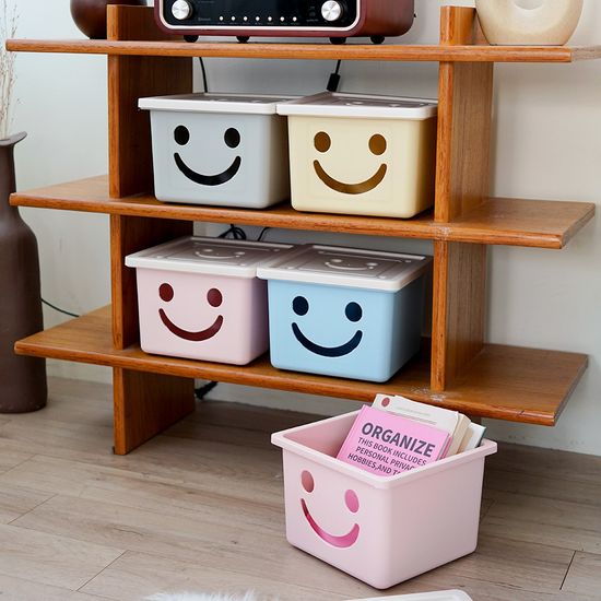 보노하우스 모던 미니 해피박스 4P 수납 정리함