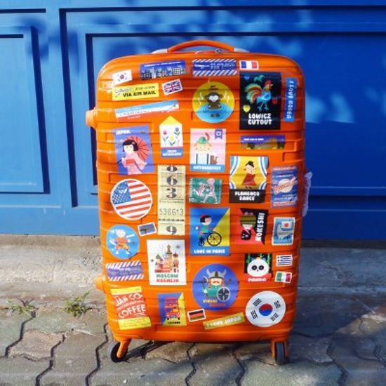 JR 스티커팩 2516-On the road. Asia