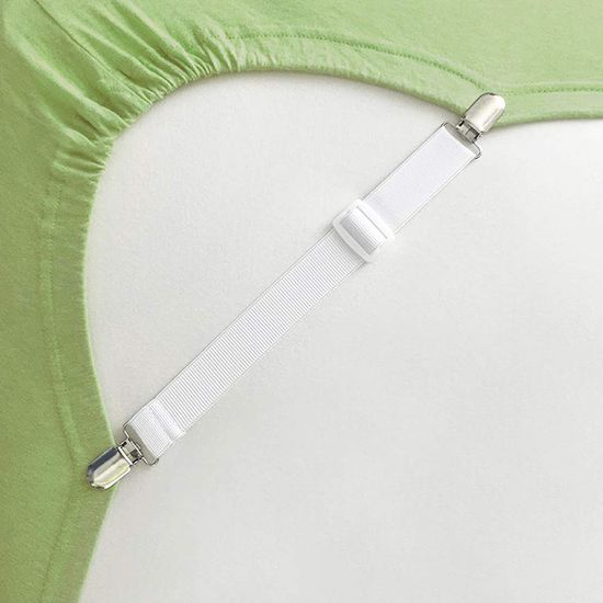 1세트4p 시트 고정밴드 밀림방지 클립 화이트 E204