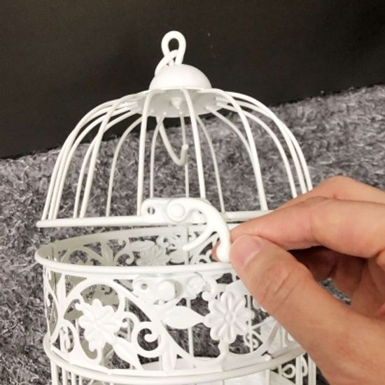 플로라 가든 화이트 새장 스몰