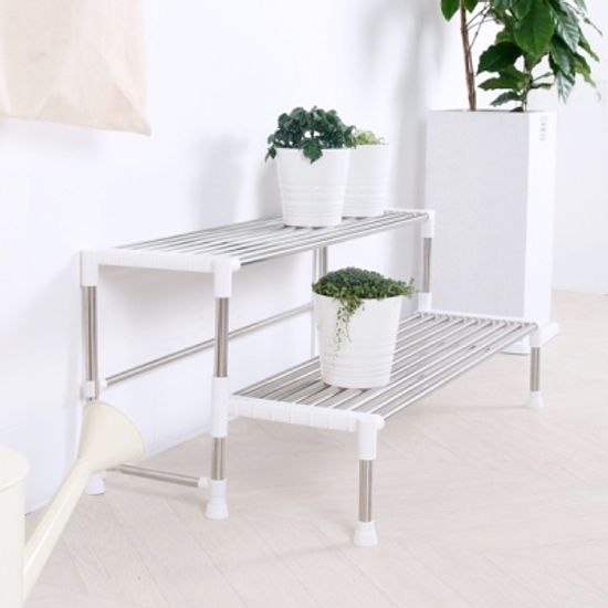 계단식화분정리대2단