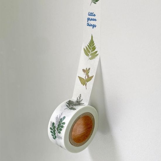 LITTLE GREEN THINGS 압화 마스킹테이프 (폭 20mm)