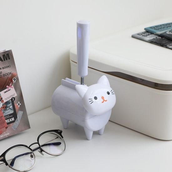 화이트 고양이 돌돌이 테이프클리너