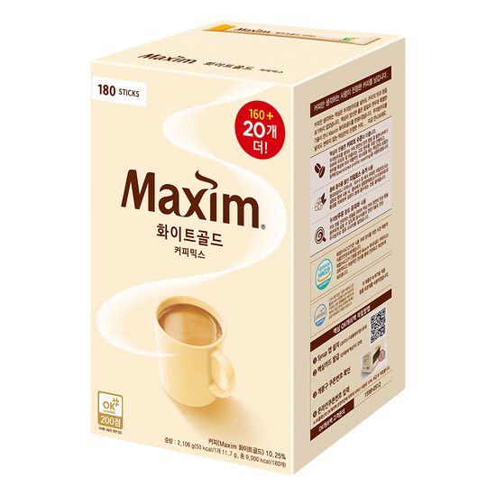 맥심 화이트골드 180T
