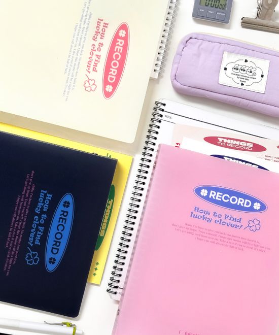 마넷 럭키 26공 바인더 / 오프 블랙 속지