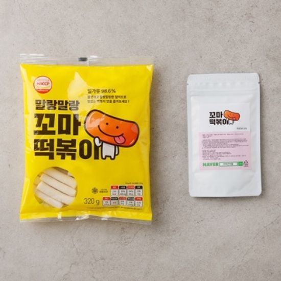 꼬마떡볶이 세트 6인분 (떡+소스)