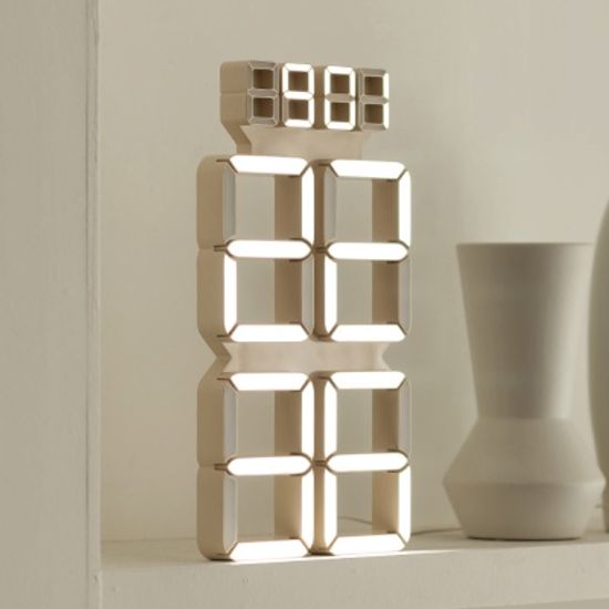 플라이토 버터 3D LED 인테리어 세로형 벽시계