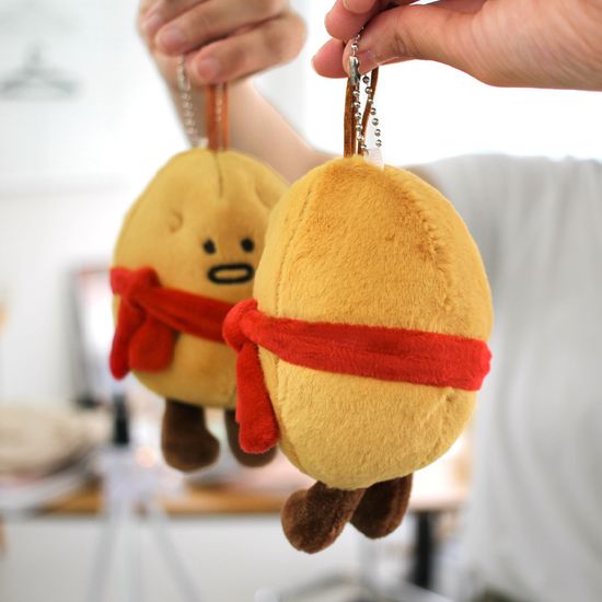 단란한 감쟈 패밀리 감자 인형 키링 열쇠고리