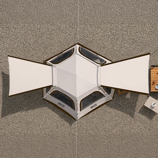 레토 육각돔 원터치 캠핑 텐트 그늘막 LCE-OT02