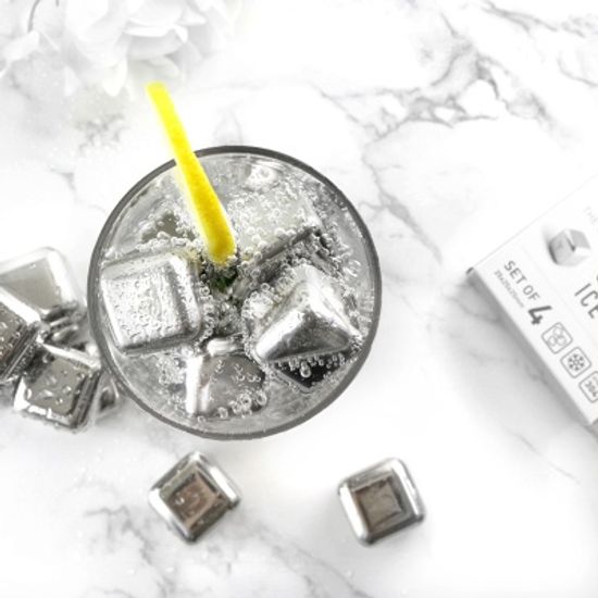 브리니클 스테인레스 아이스큐브 4개set