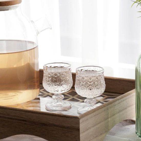 [1+1] 빈티지 레트로 글라스 소주잔 50ml