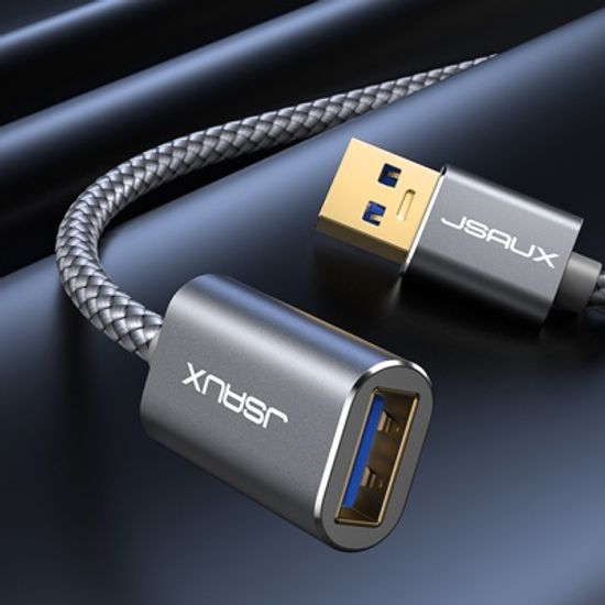 JSAUX USB 3.0 연장케이블 메탈 고속충전 연장선