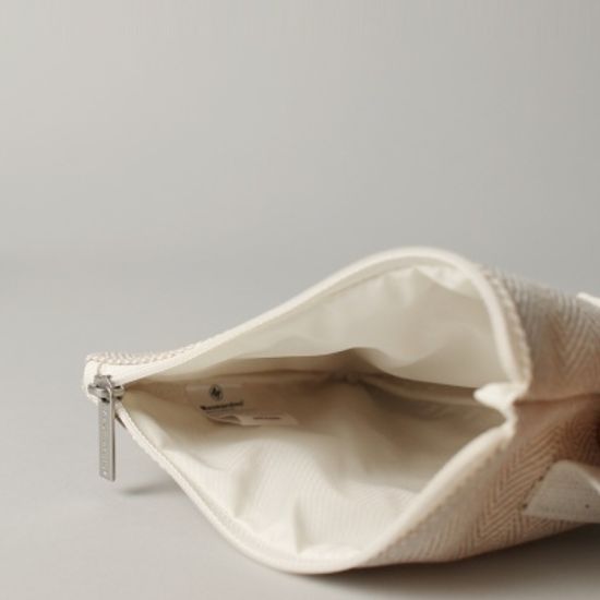 Strap pouch _ 헤링본 Brown