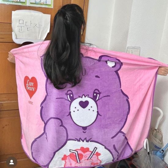 케어베어 프렌즈 애착 담요 2종