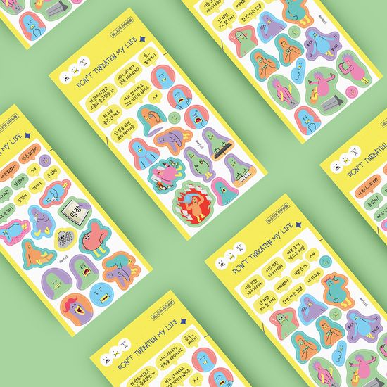 [아찔ARTZZIL] 시즌2 - 리무버블 씰스티커 데일리 5종