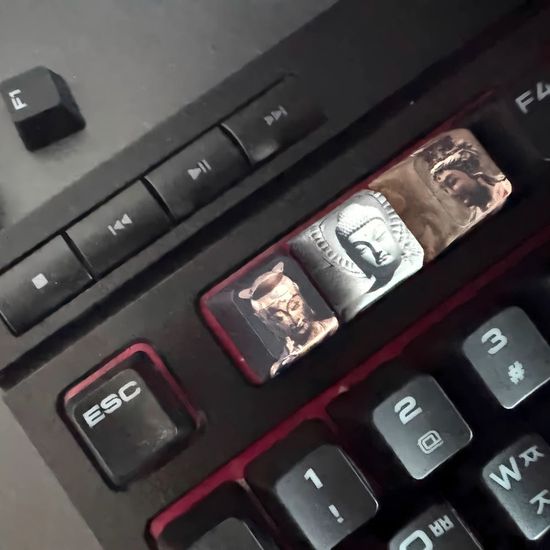 키캡 키보드키링,본존불상,반가사유상,수월관음상