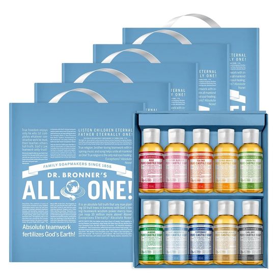 닥터브로너스 캐스틸 솝세트(60ml X 10ea) X 5 세트