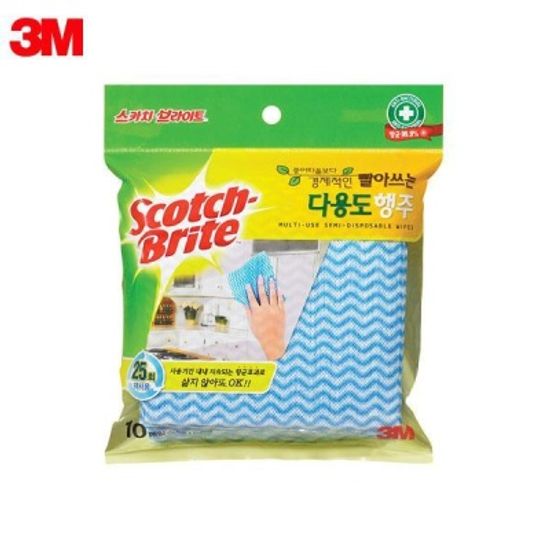3M 빨아쓰는 다용도 행주 10개입 [00031717]