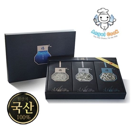 [엔젤쿡] 여수복멸치 국산 멸치 다복3종 선물세트