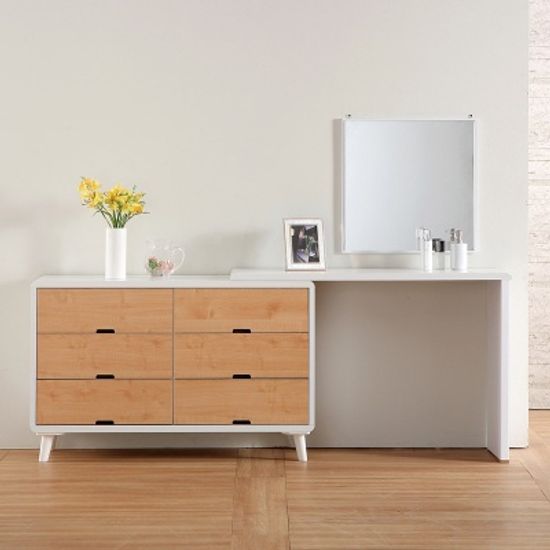 마버 심플 확장형 와이드 화장대 1200