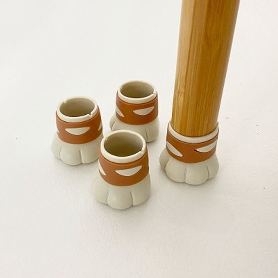고양이 발바닥 의자 다리캡 4p