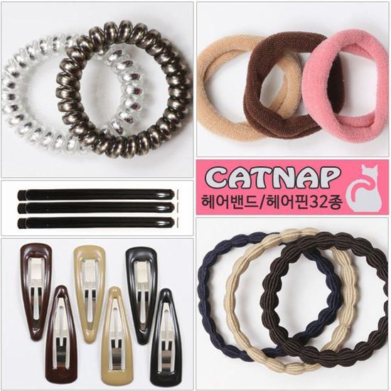 03 CATNAP 헤어밴드 헤어핀 모음(W6A3403)