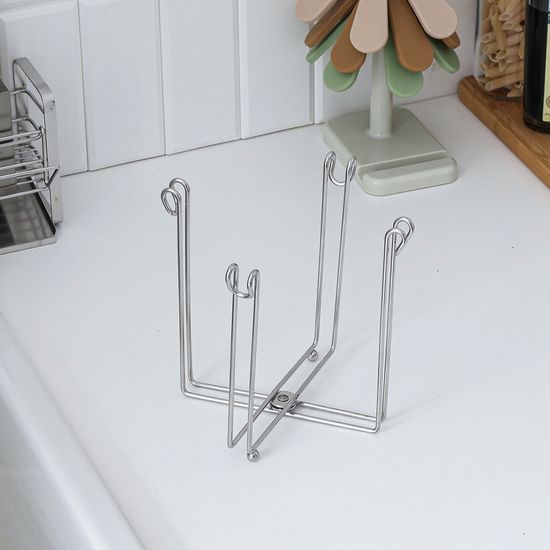 스텐 304 접이식 비닐봉투 거치대