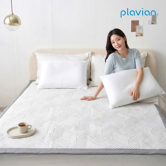 플래비안 아이스쿨 냉감패드 화이트 (S/Q/K사이즈)