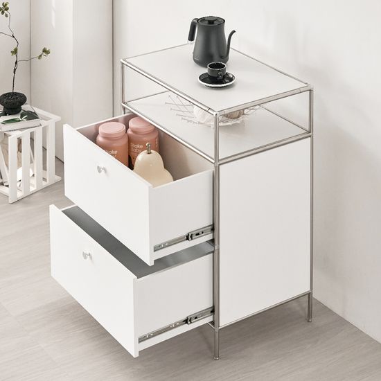 아도 모듈 거실 수납 선반장 3단 서랍장 600 (착불)