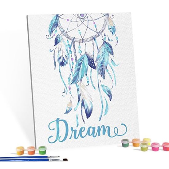 DIY 명화 그림그리기 세트 블루 드림캐쳐 40x50