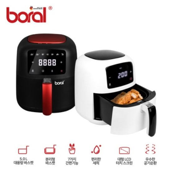 [특가찬스] 5리터 대형 LCD 터치식 에어프라이어