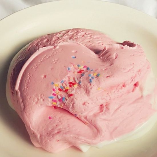 핑크 바닐라 버터 100ml 액체괴물 안전한 수제 슬라임