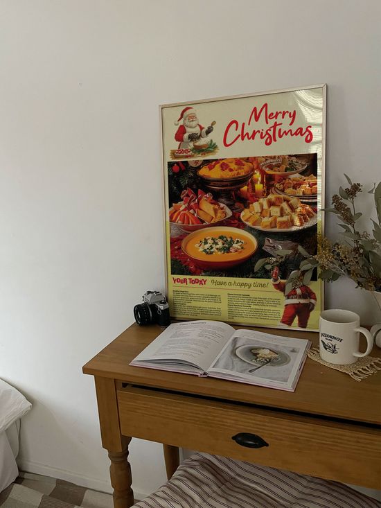 크리스마스 베이커리 포스터 호박수프 포스터