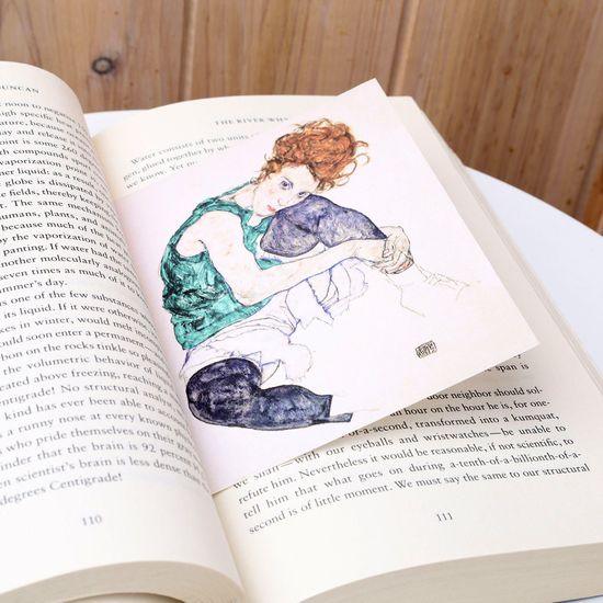 북키스 명화카드 에곤 실레 그림 감성 엽서