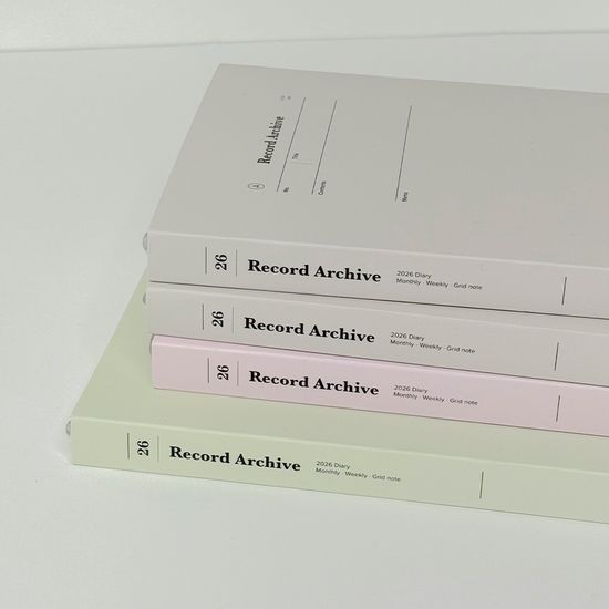 루카랩 2026 레코드 아카이브 A5 다이어리