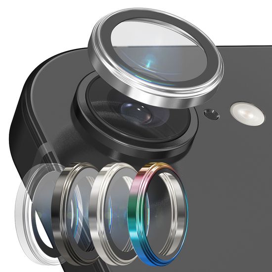 아이폰 17e 메탈링 카메라 렌즈 강화유리 1매