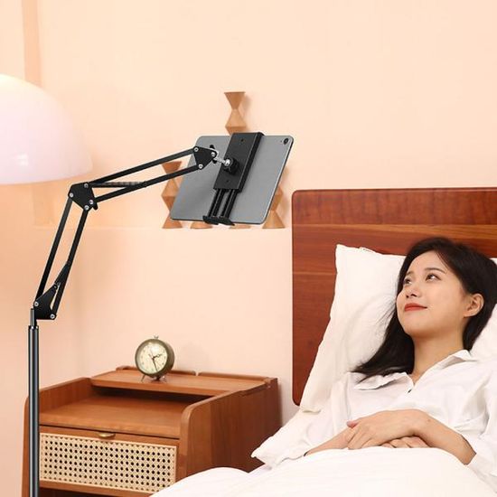 태블릿 거치대 침대 스탠드 자바라 거치대 블랙 S688